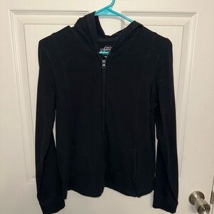 Black Zip-Up Hoodie